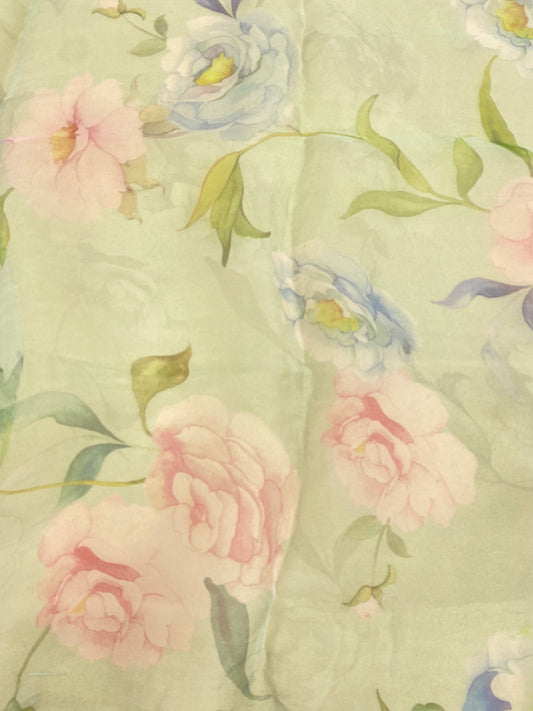 Pure Silk Organza Print