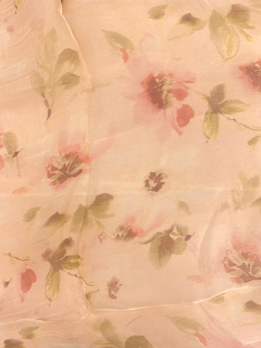 Pure Silk Organza Print