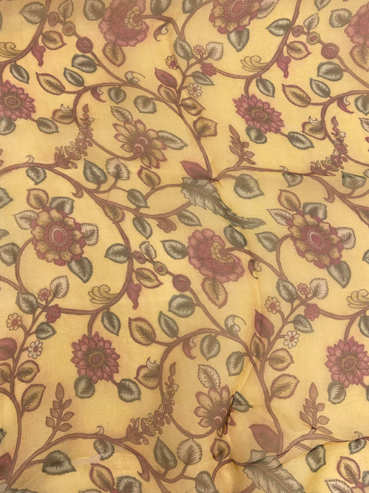 Pure Silk Organza Print