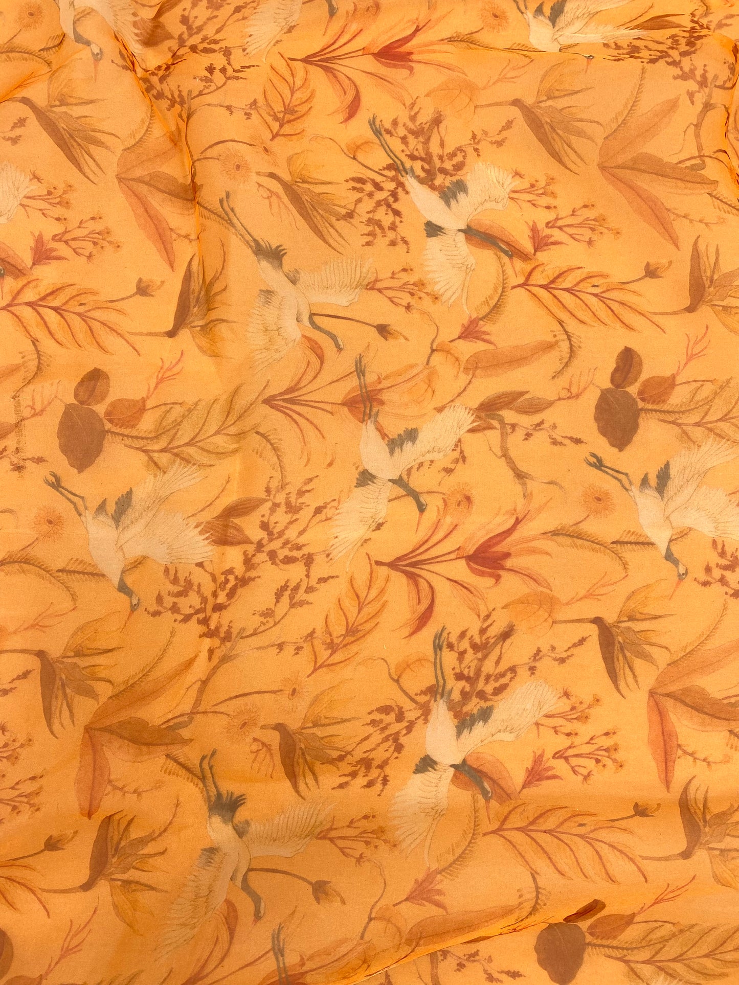 Pure Silk Organza Print