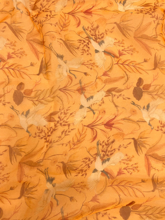 Pure Silk Organza Print