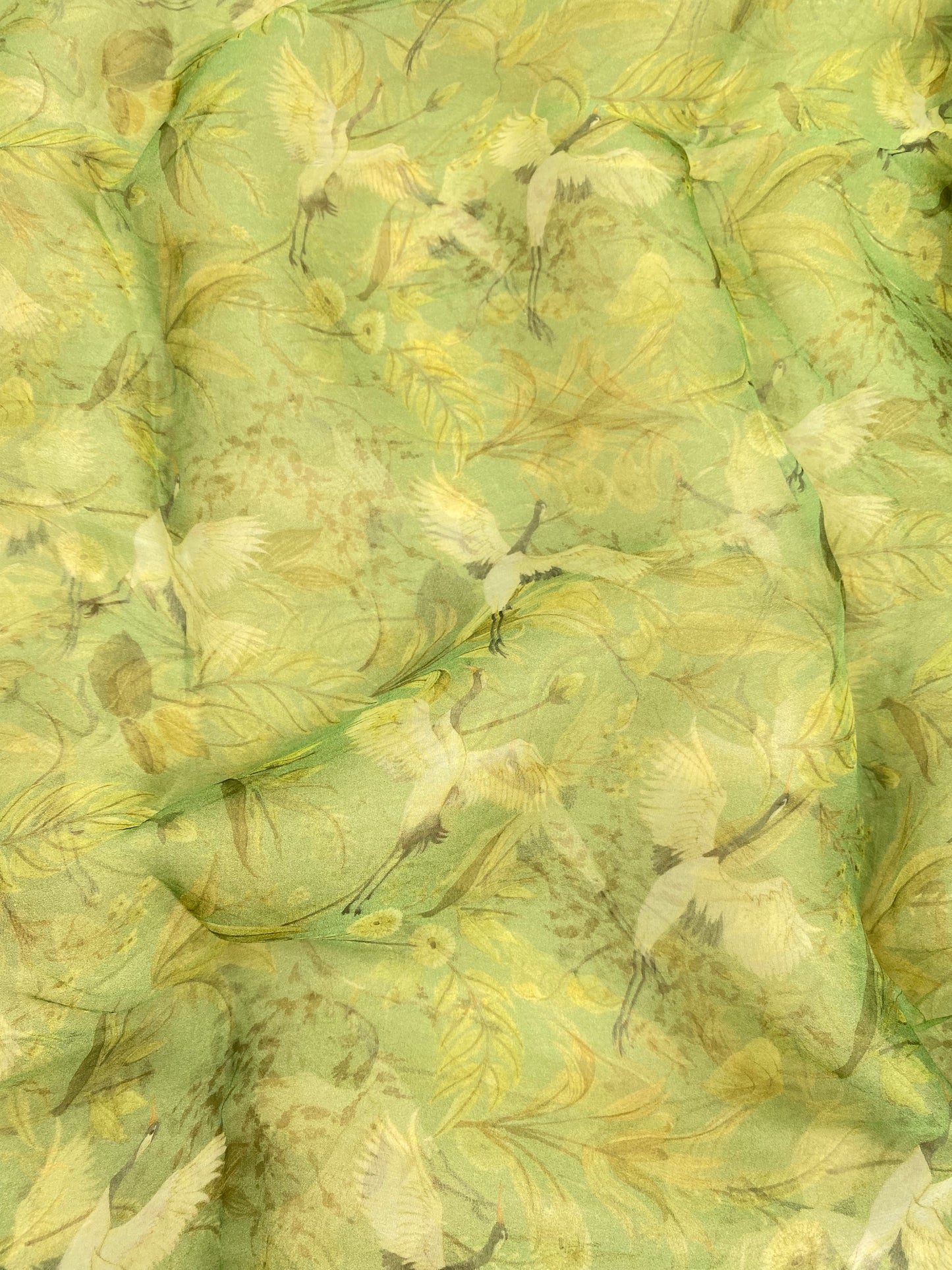 Pure Silk Organza Print