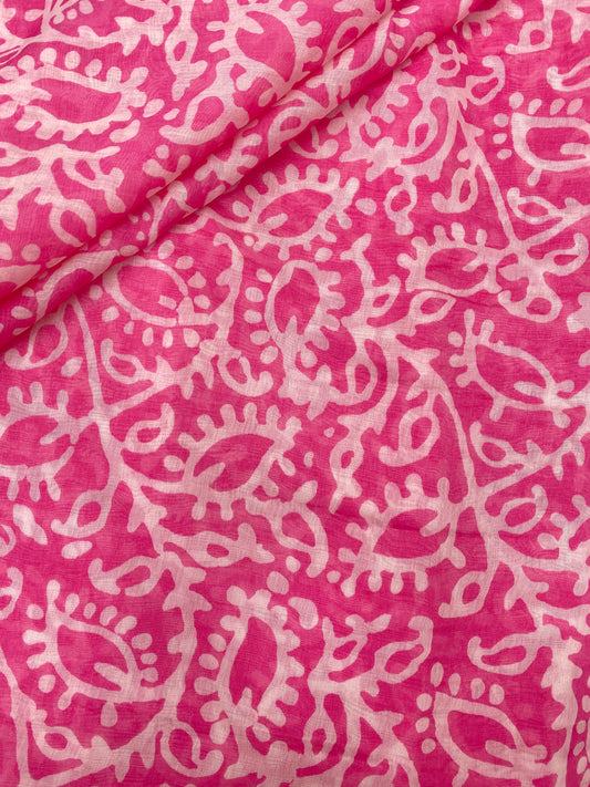 Chanderi Print(Colors Available)44'inch