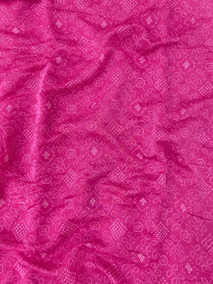 Chanderi Print(Colors Available)44'inch