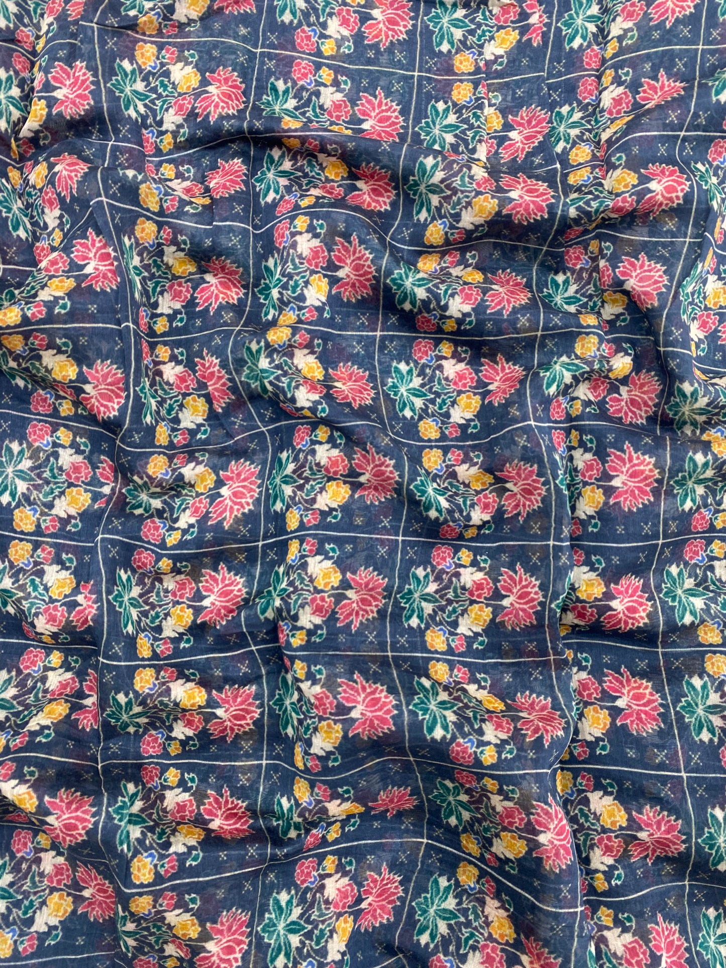 Chanderi Print(Colors Available)44'inch