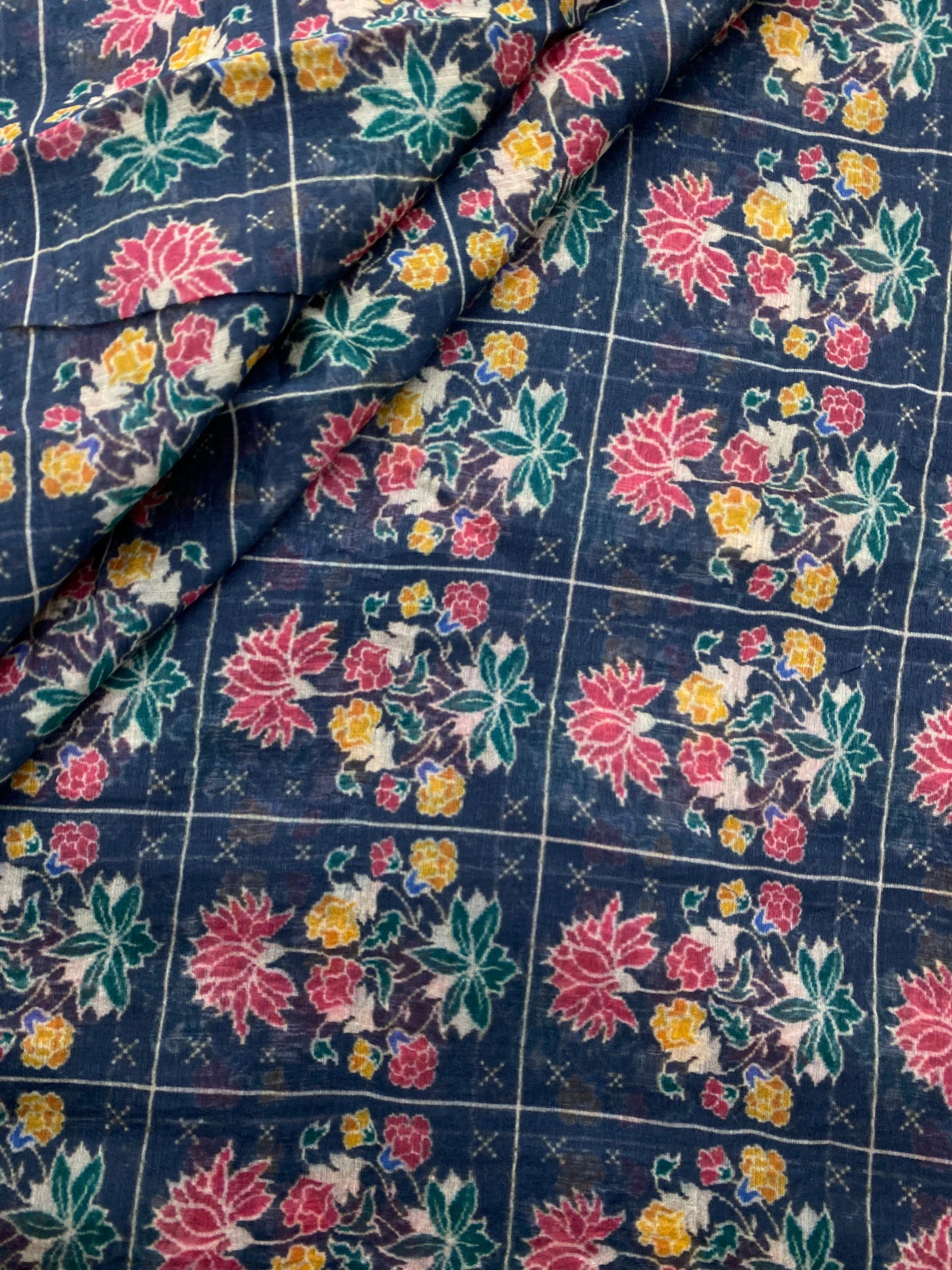 Chanderi Print(Colors Available)44'inch