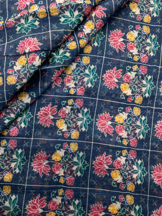 Chanderi Print(Colors Available)44'inch