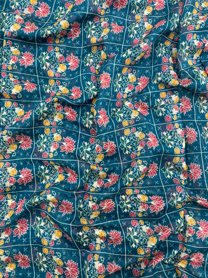 Chanderi Print(Colors Available)44'inch