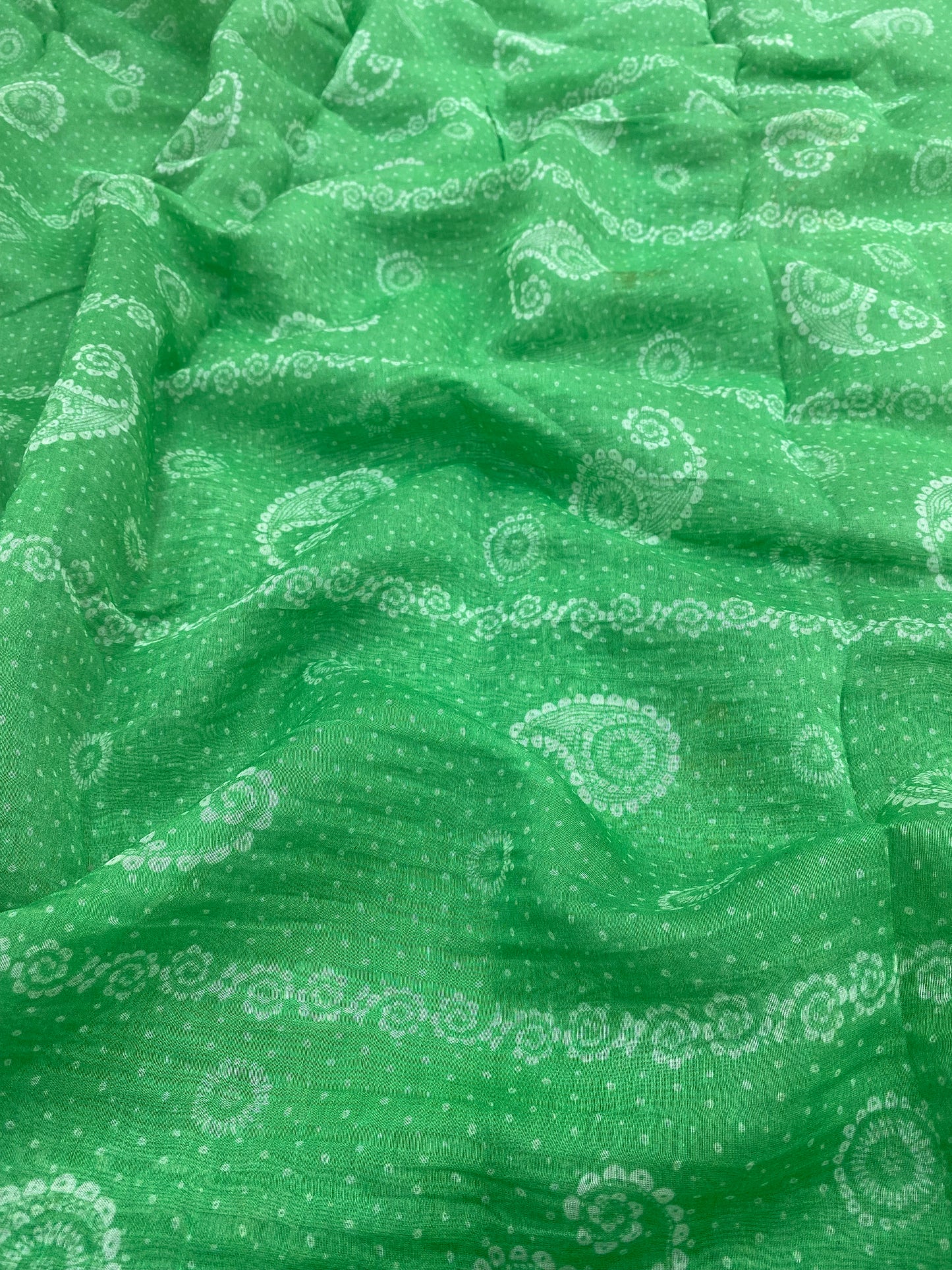 Chanderi Print(Colors Available)44'inch