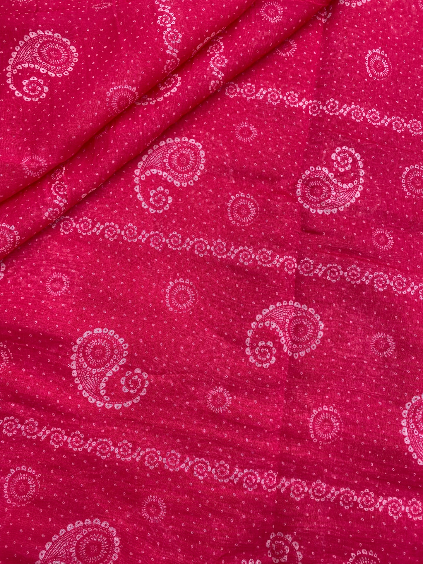 Chanderi Print(Colors Available)44'inch