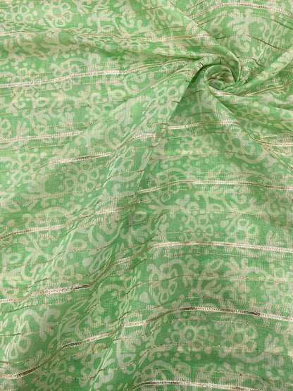 Chanderi Print Gotta Embroidery (colors available) 44"inch