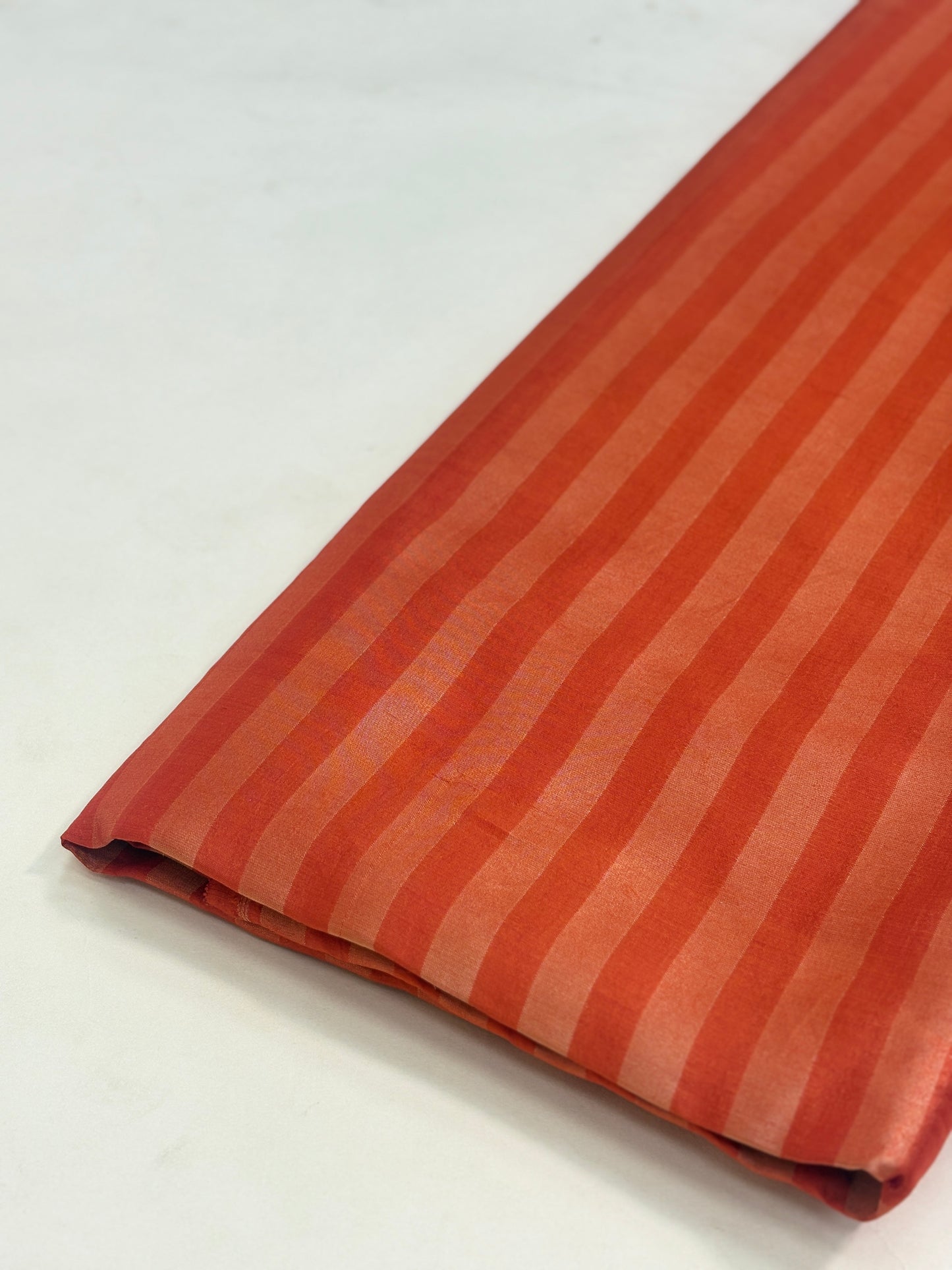 Pure Silk Dupion Zari Stripes (Color Available) 44"Inch