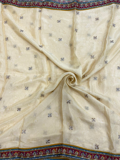 Crepe Position Print Embroidery Lehenga Set