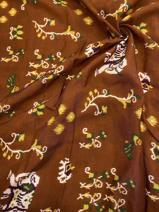 Dola Silk Patola Print (44" Inch)