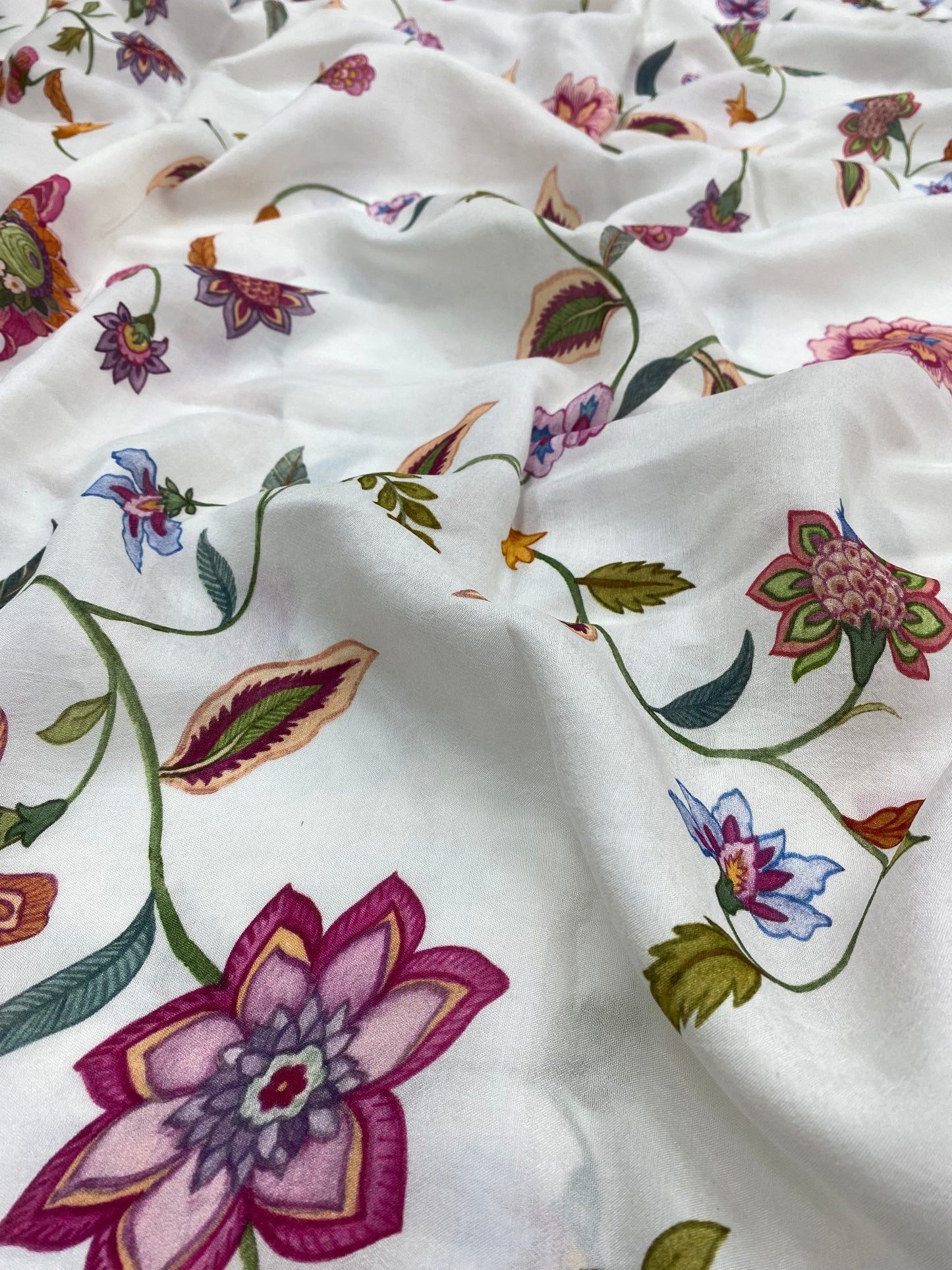 Dola Silk Patola Print  (Color Availble) (44" Inch)