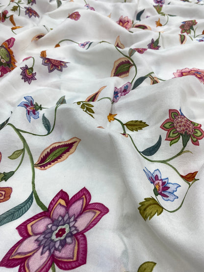 Dola Silk Patola Print  (Color Availble) (44" Inch)