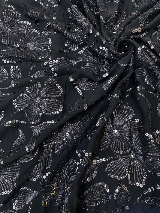 Georgette Embroidery (Color Available) 54"Inch