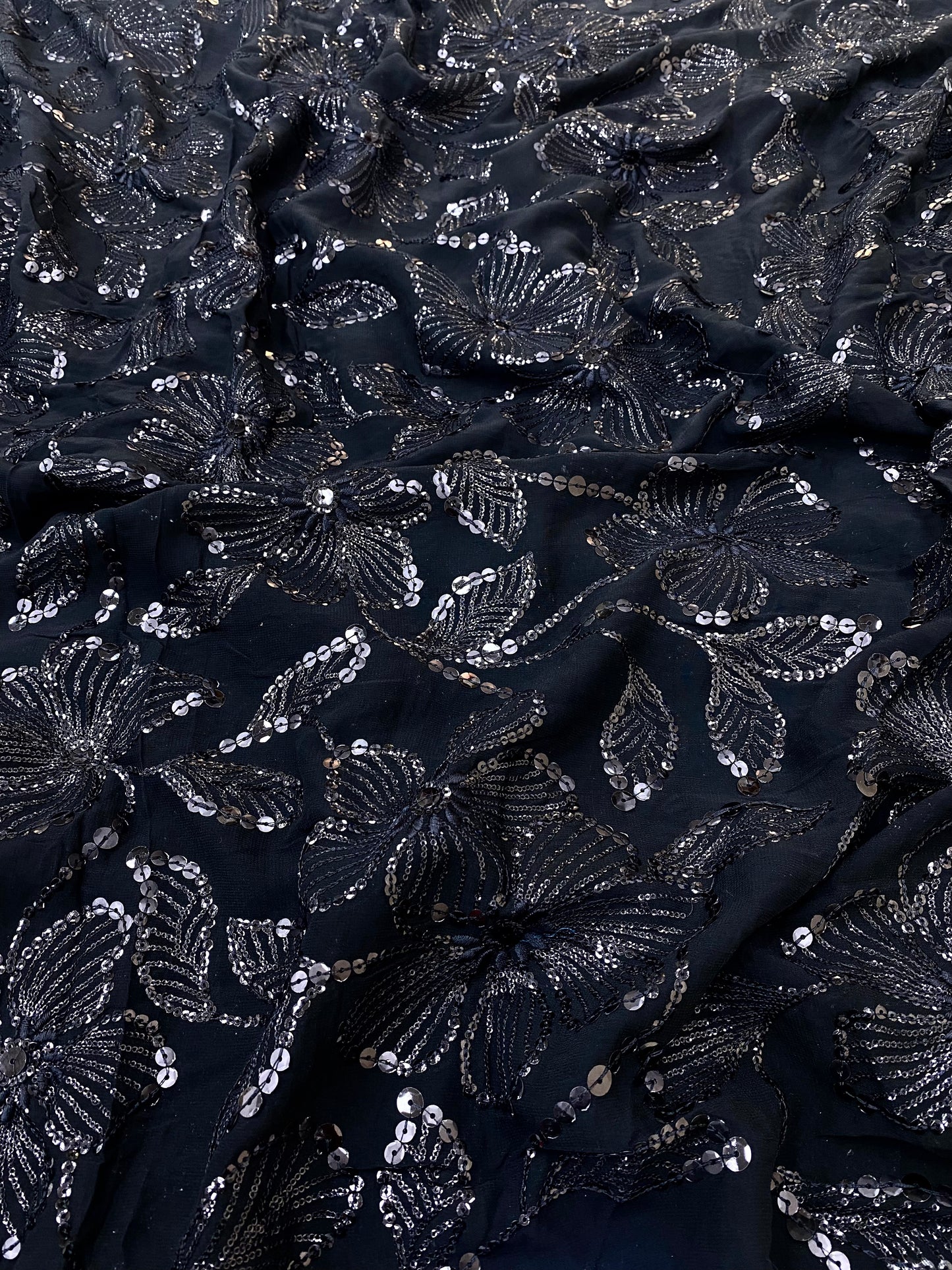 Georgette Embroidery (Color Available) 54"Inch