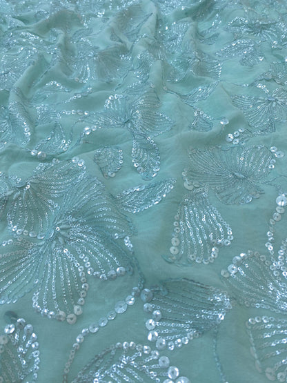 Georgette Embroidery (Color Available) 54"Inch