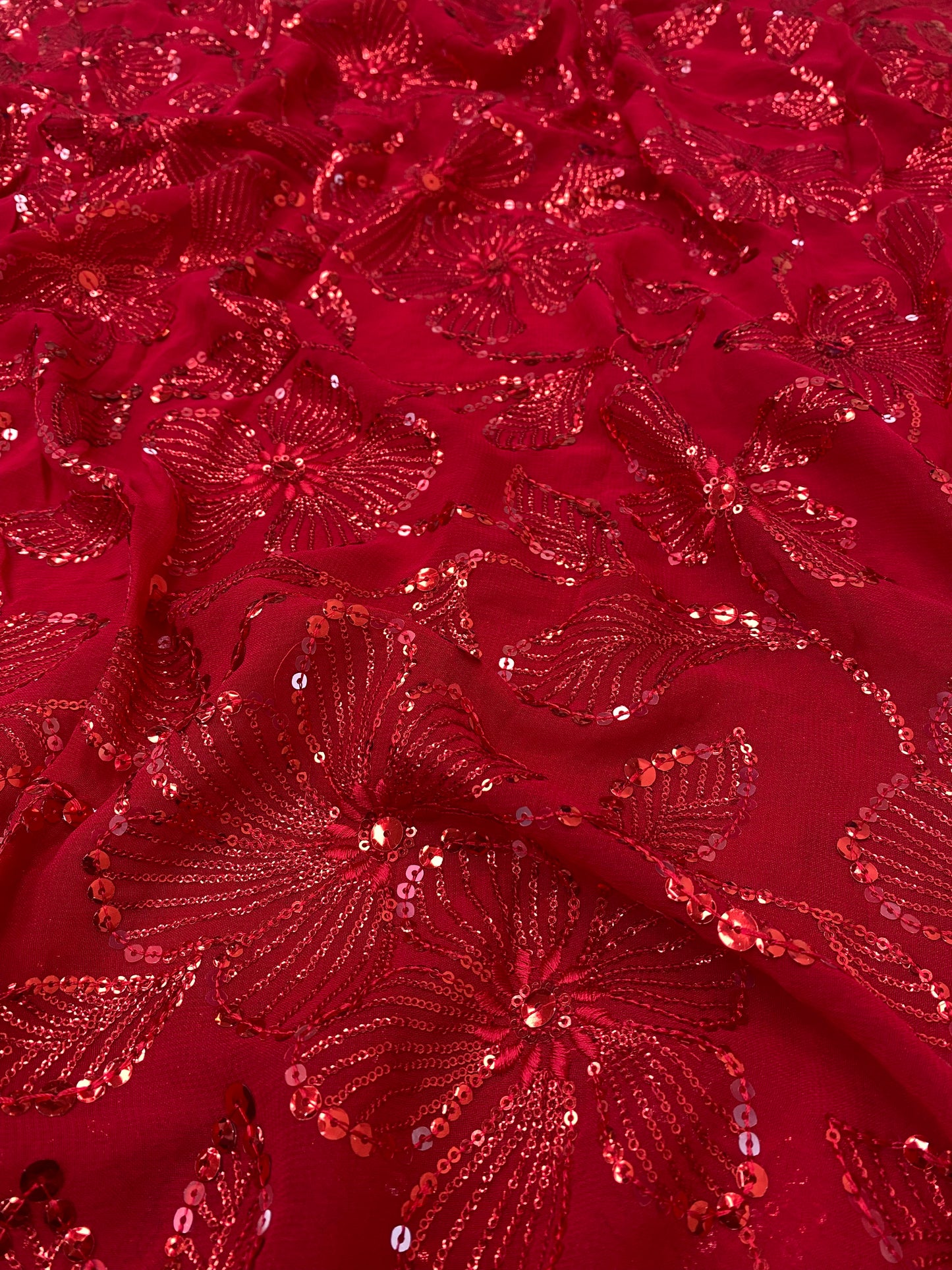 Georgette Embroidery (Color Available) 54"Inch