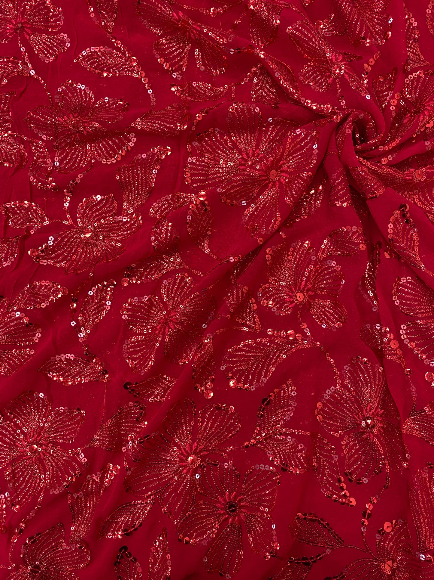 Georgette Embroidery (Color Available) 54"Inch