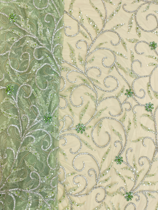 Net Embroidery Handwork (54"Inch)