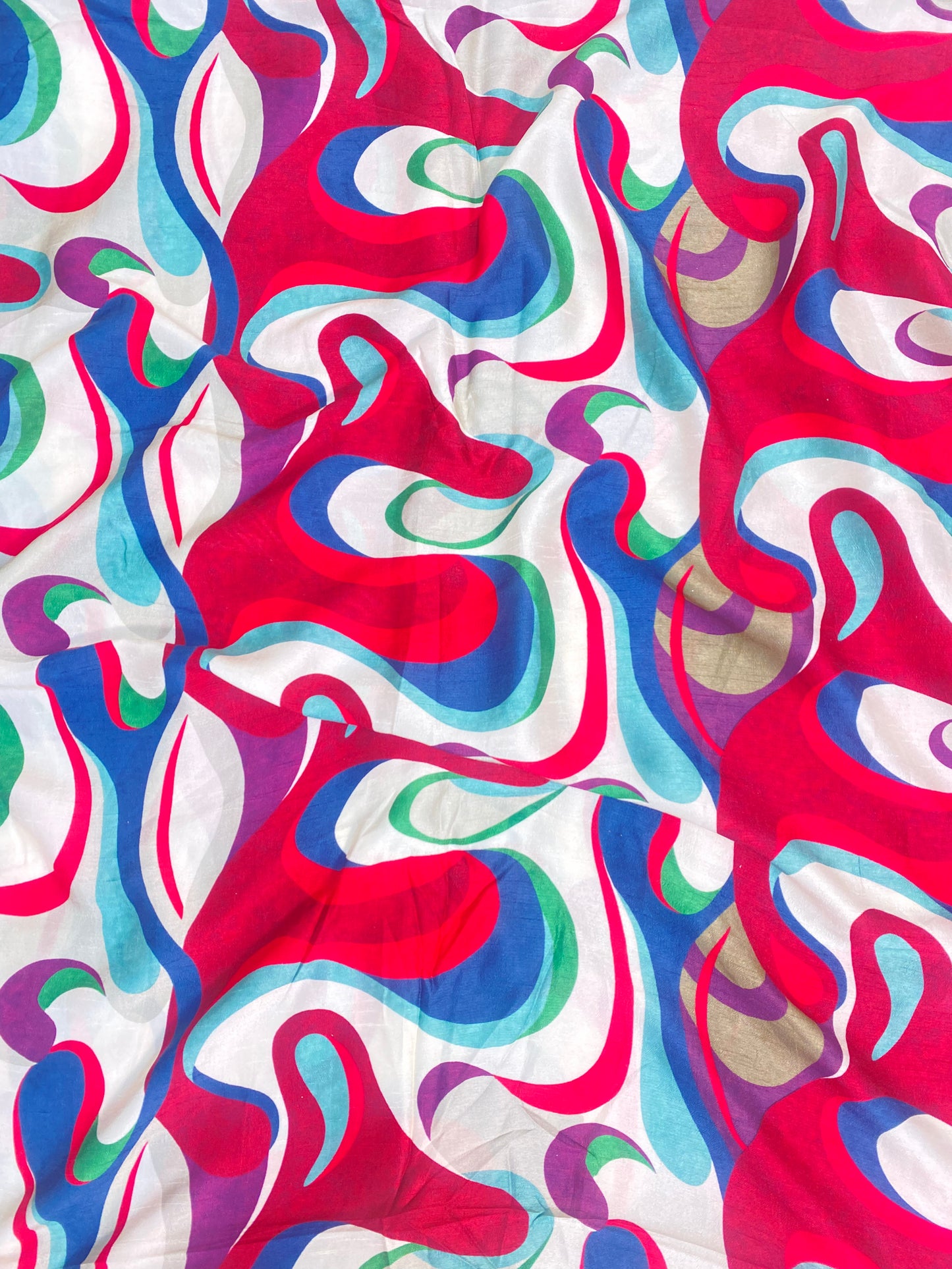 Raw Silk Print (Color Available)