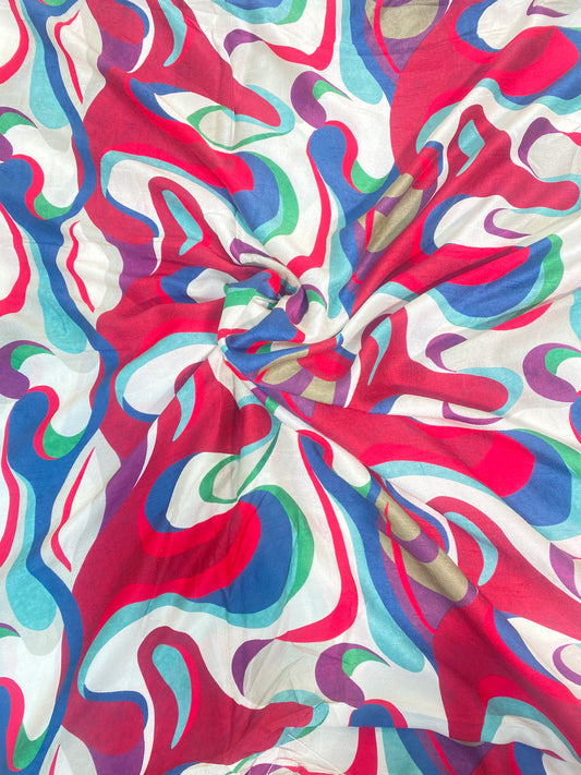 Raw Silk Print (Color Available)