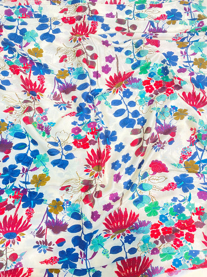 Raw Silk Print (Color Available)