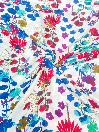 Raw Silk Print (Color Available)