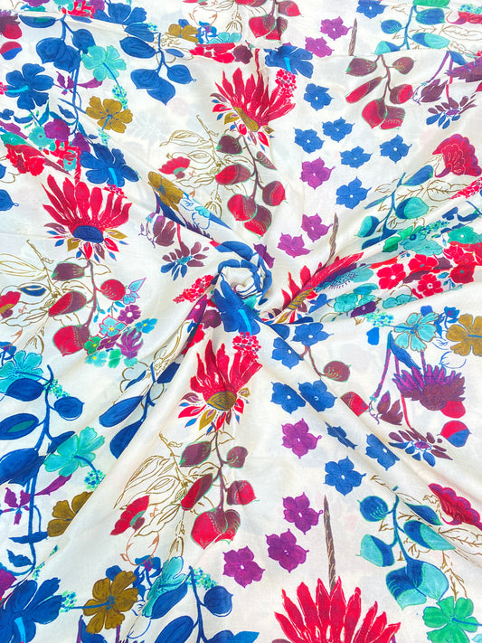 Raw Silk Print (Color Available)