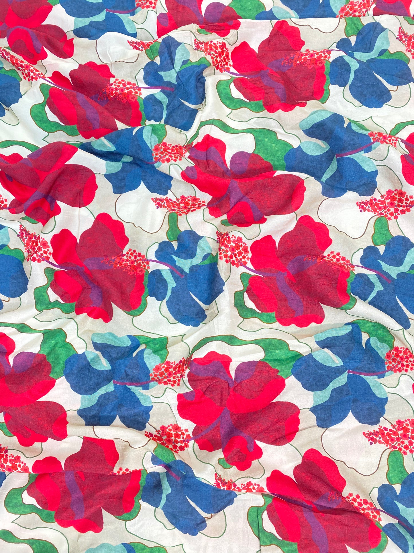 Raw Silk Print (Color Available)