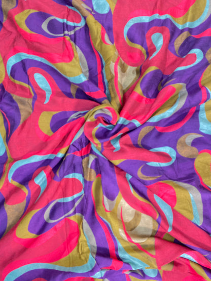 Raw Silk Print (Color Available)