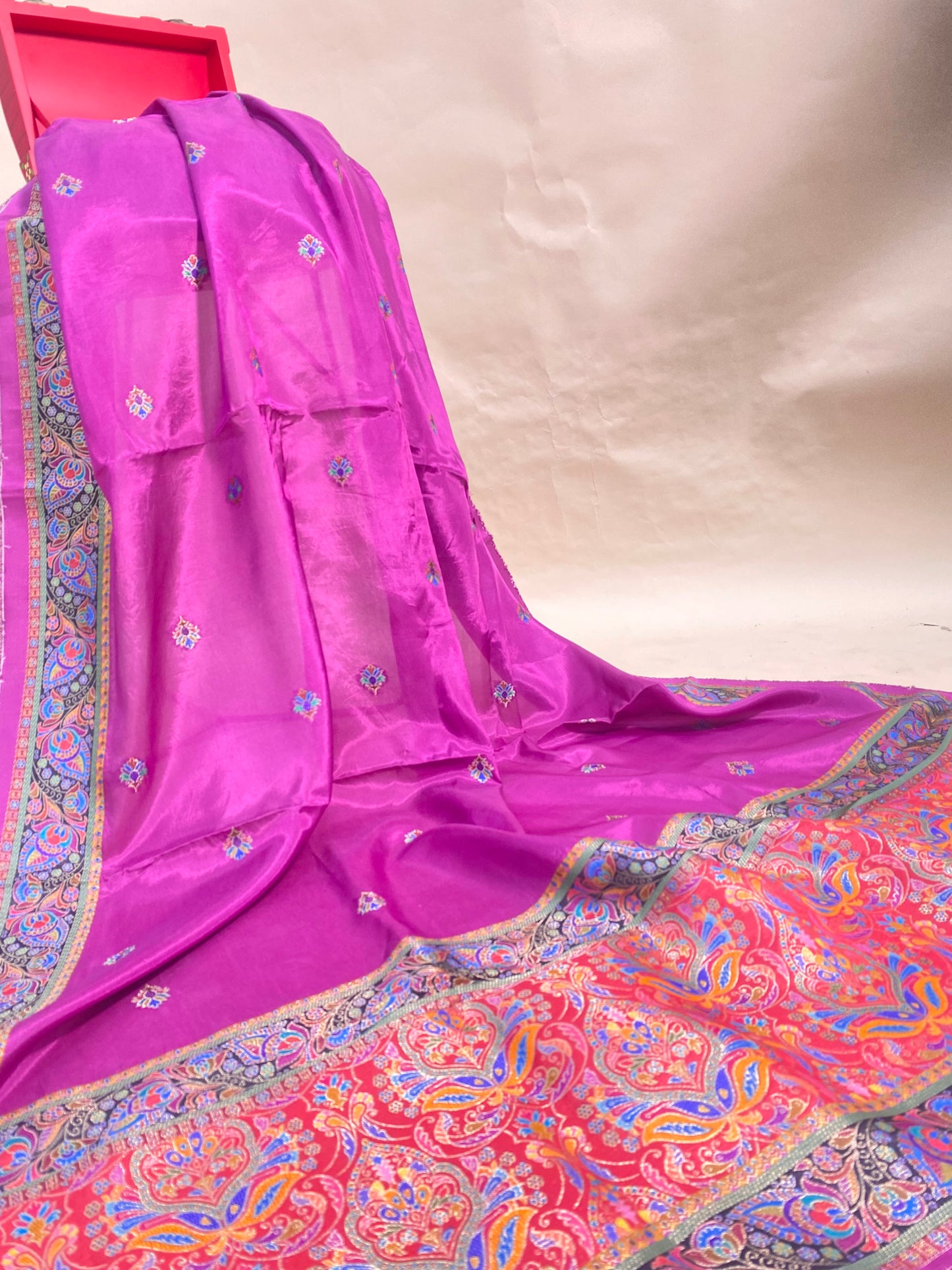 Banarasi Dupatta With Print (Color Available)