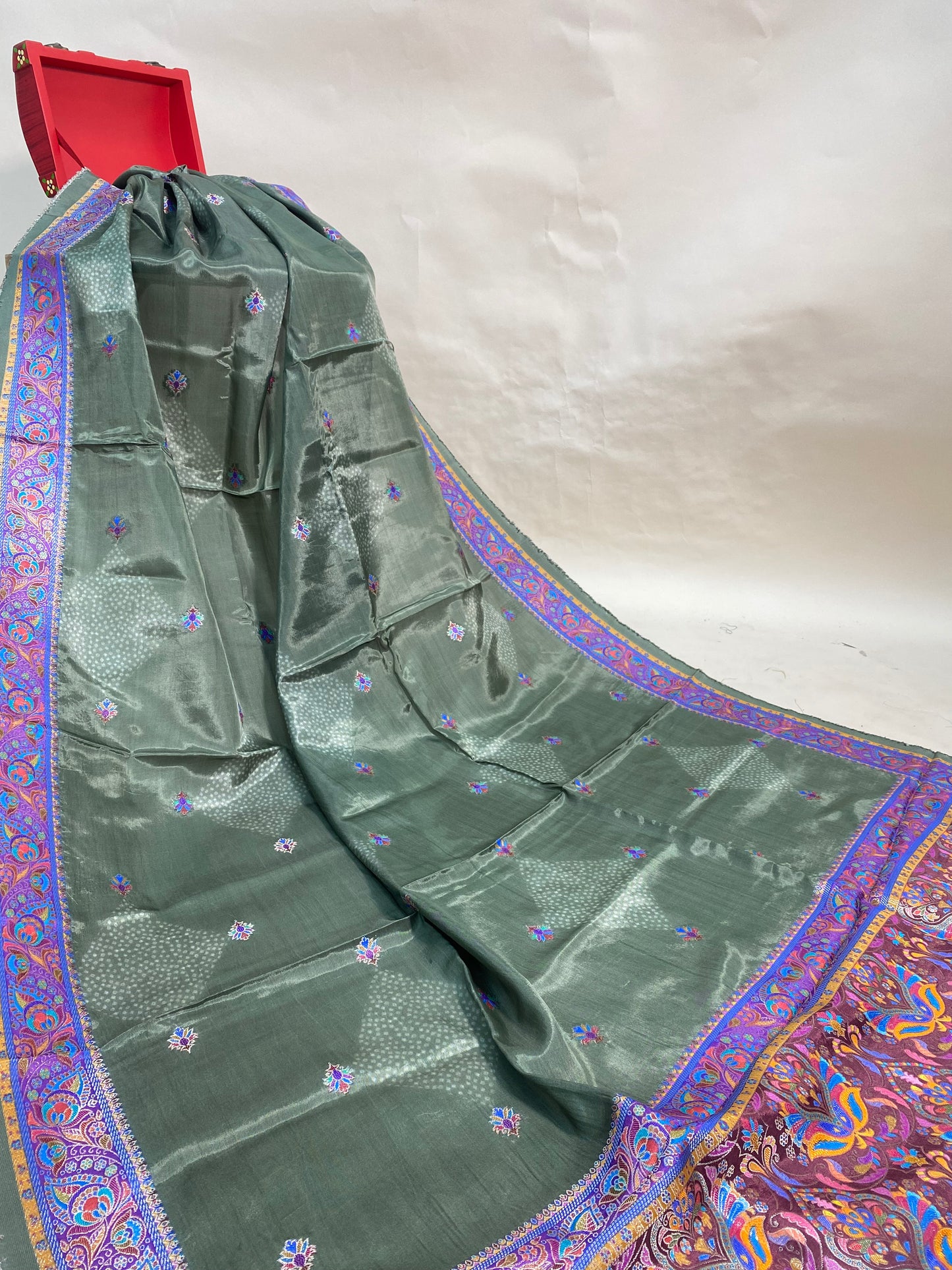 Banarasi Dupatta With Print (Color Available)