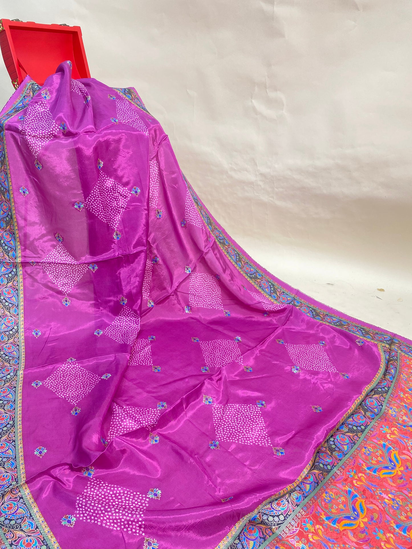 Banarasi Dupatta With Print (Color Available)