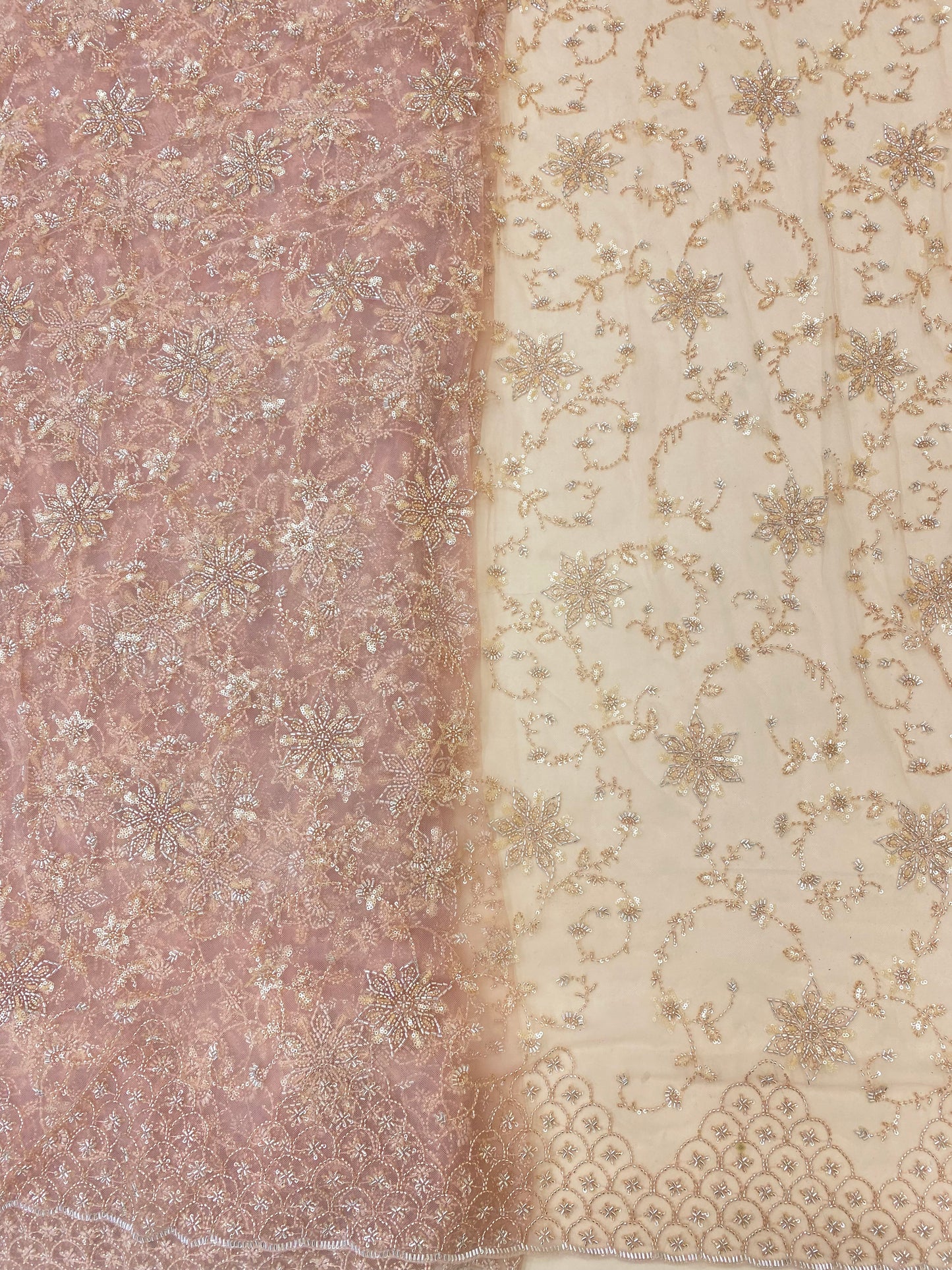 Net Handwork Embroidery (Color Available) 54"Inch