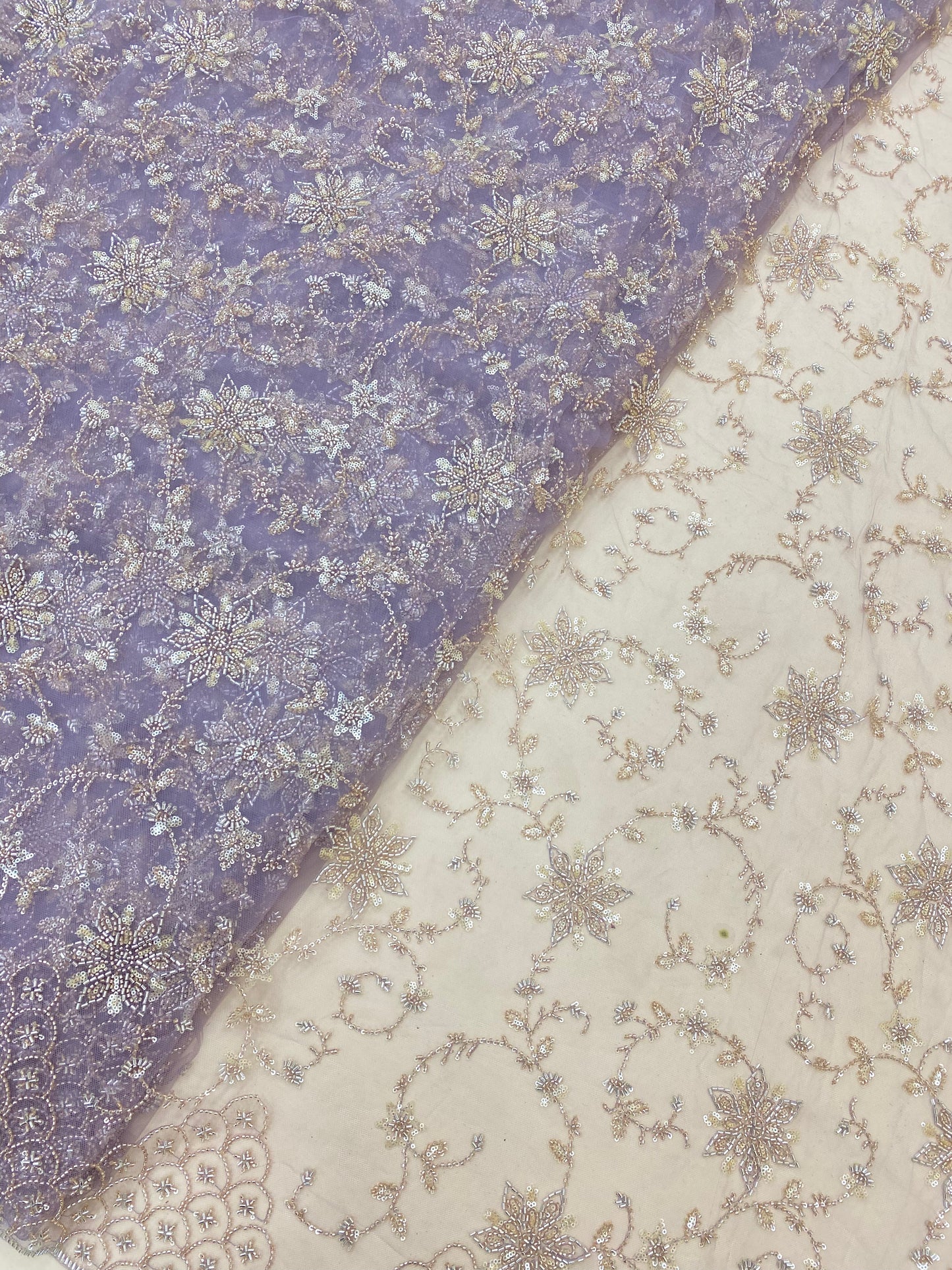 Net Handwork Embroidery (Color Available) 54"Inch