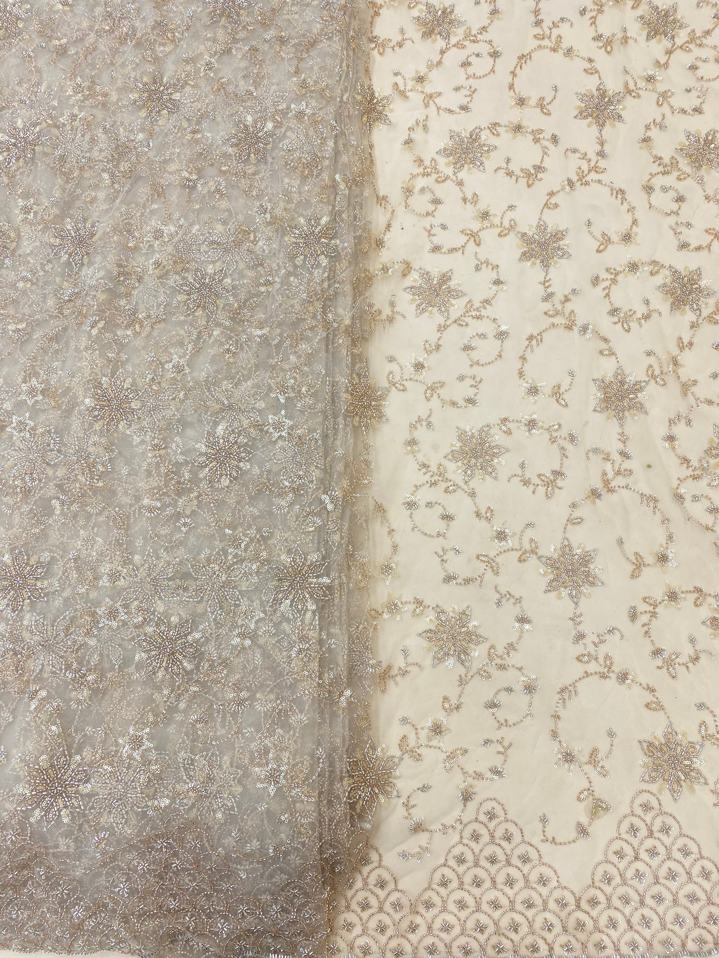 Net Handwork Embroidery (Color Available) 54"Inch