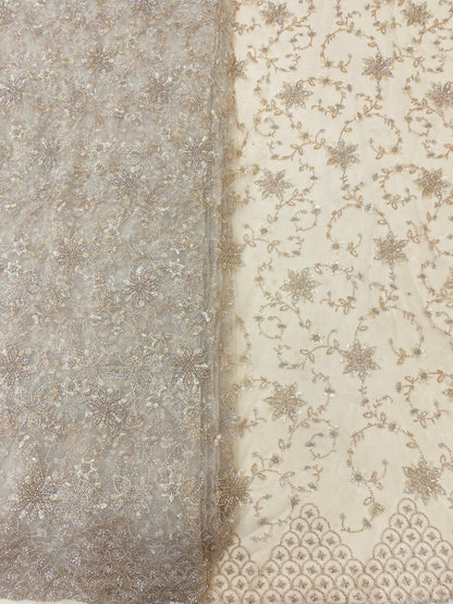 Net Handwork Embroidery (Color Available) 54"Inch