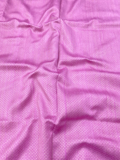 Pure raw Silk Tissue Jacquard (Color Available)
