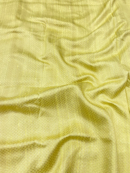 Pure raw Silk Tissue Jacquard (Color Available)