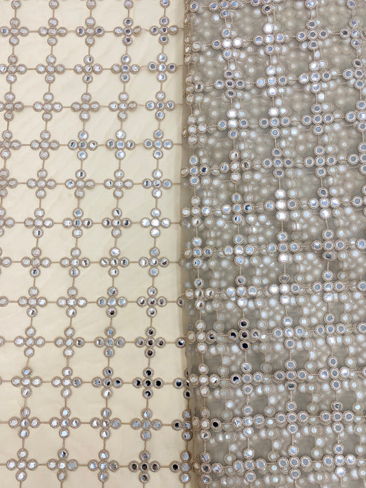 Net Mirror Embroidery