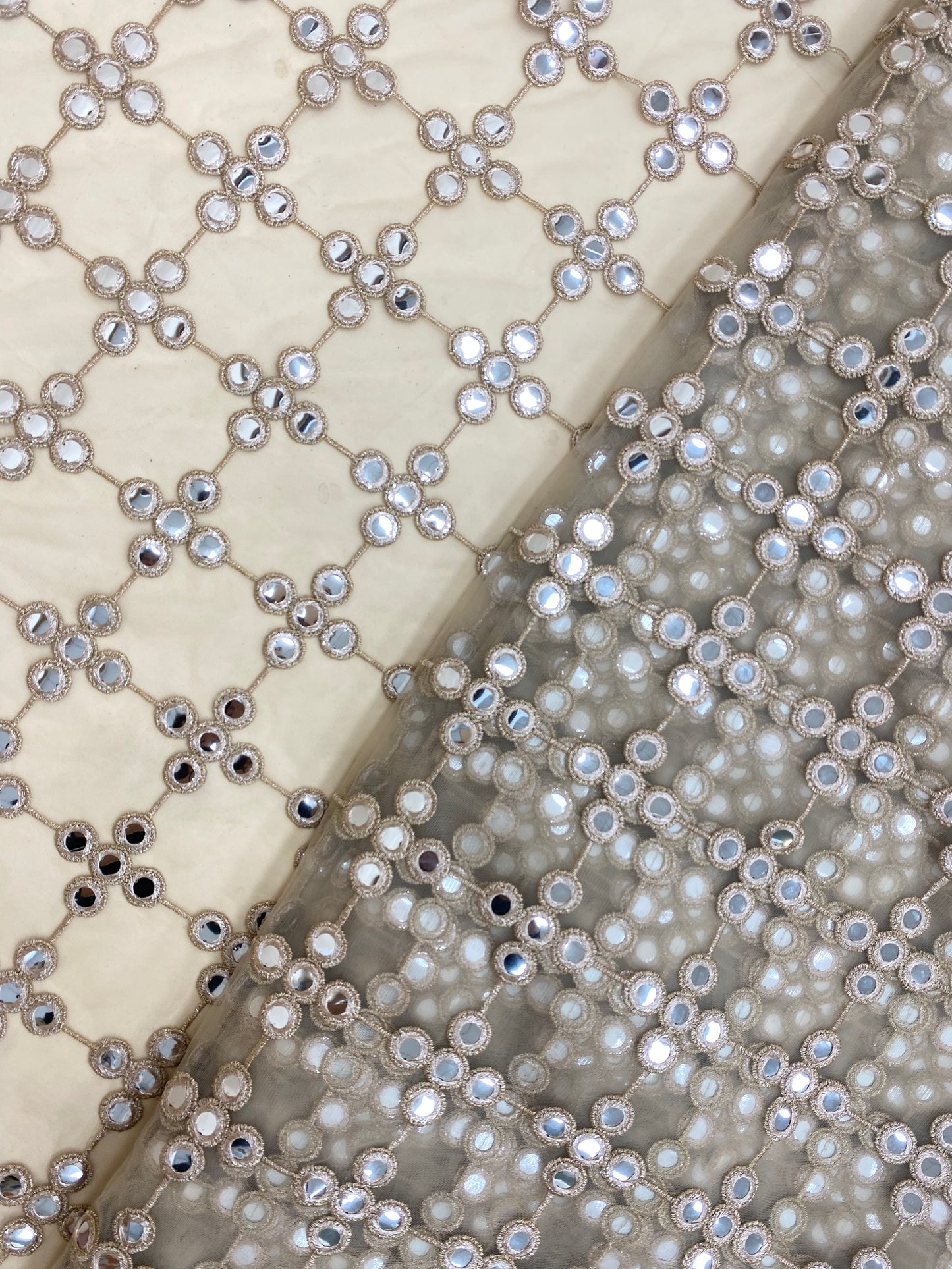 Net Mirror Embroidery