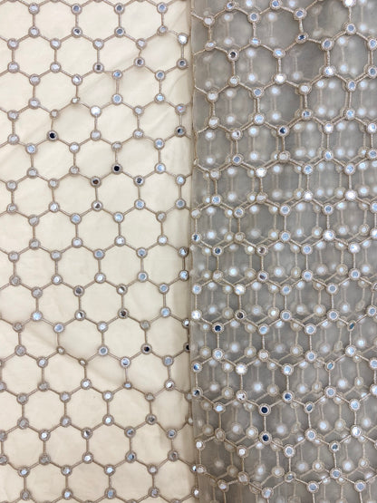 Net Mirror Embroidery