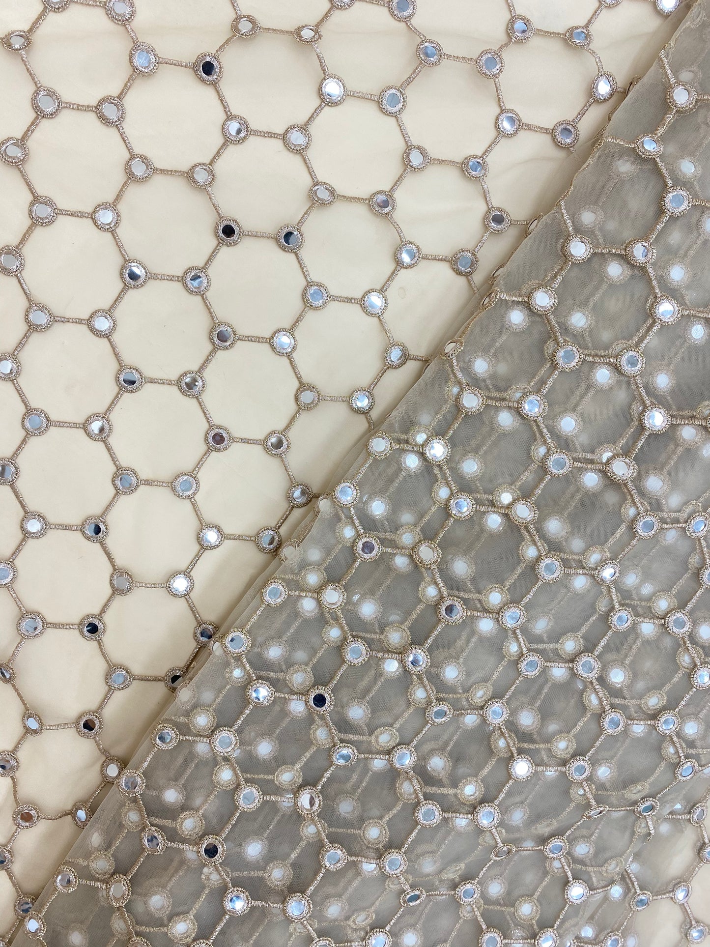 Net Mirror Embroidery