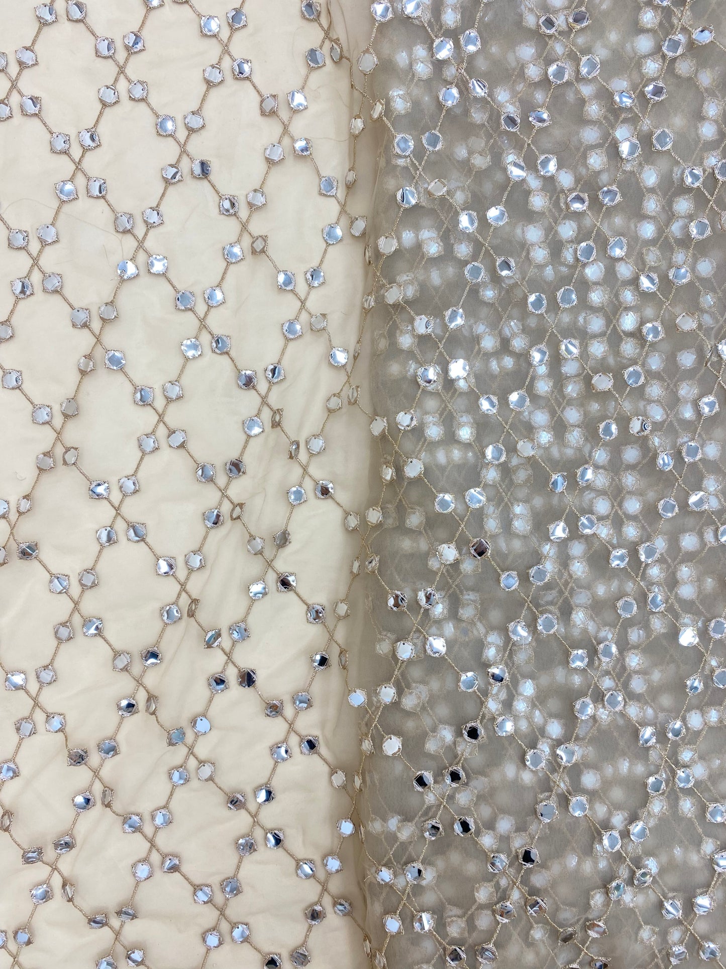 Net Mirror Embroidery