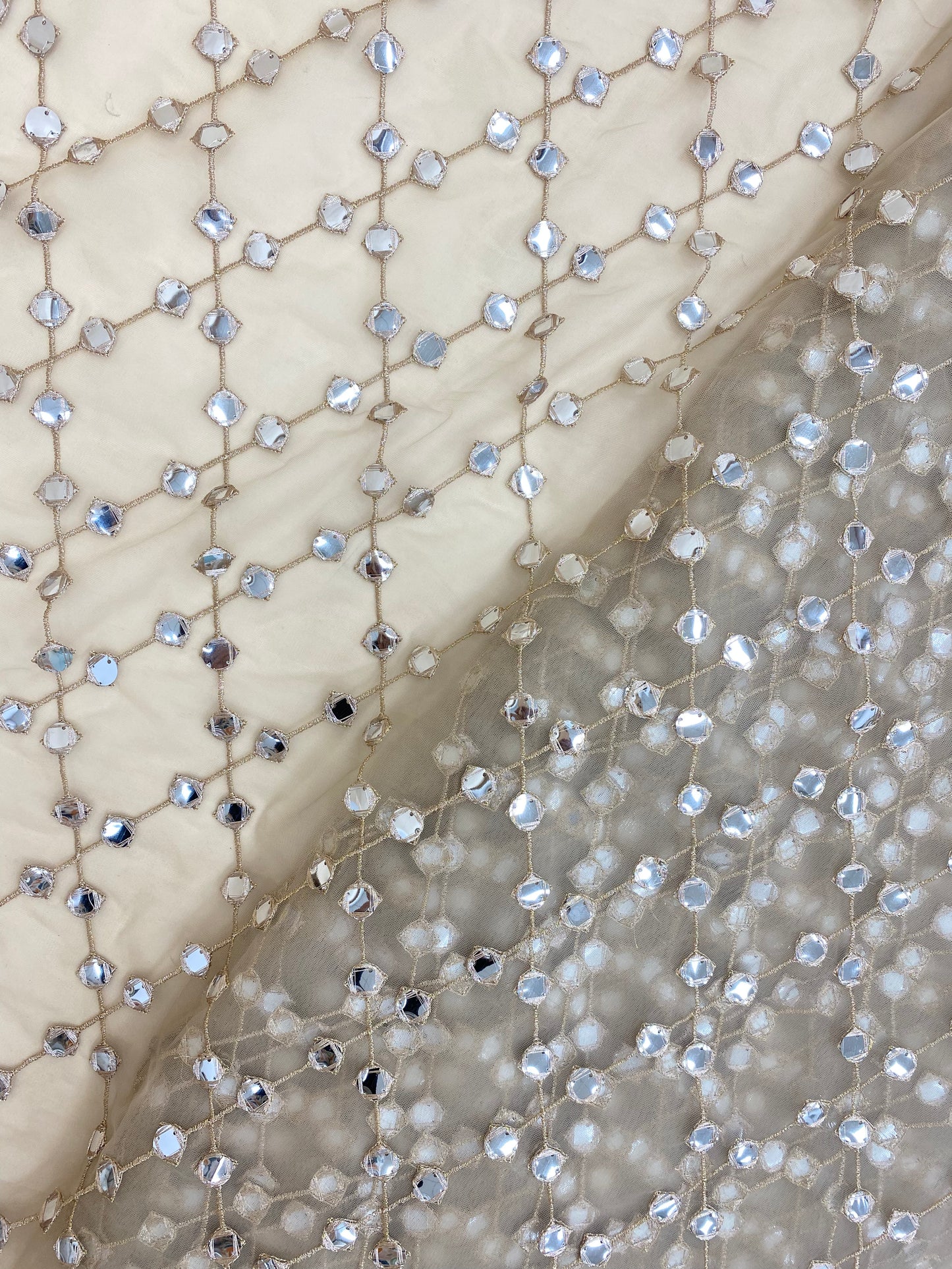 Net Mirror Embroidery