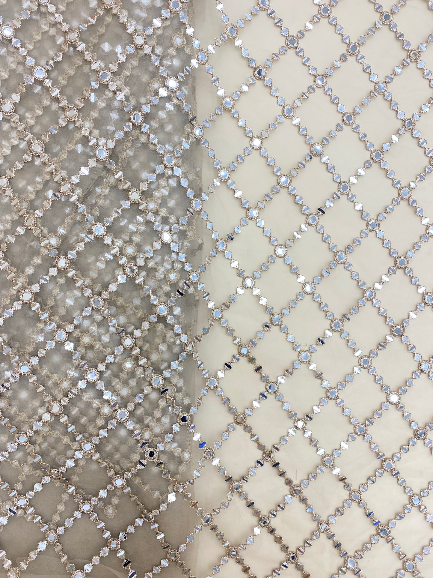 Net Mirror Embroidery