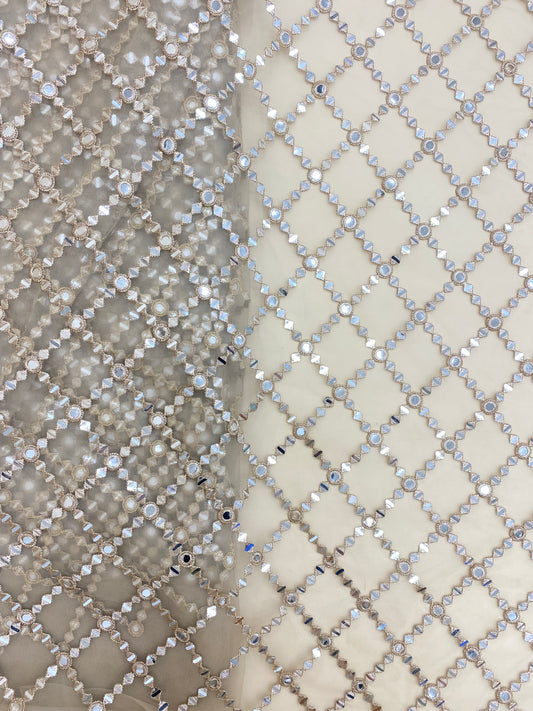 Net Mirror Embroidery